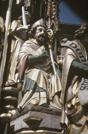 Schöner Brunnen — Die Kirchenväter — Der heilige Augustinus