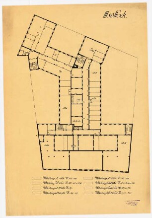 AEG-Hauptverwaltungsgebäude, Berlin: Grundriss 3.OG
