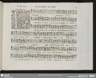 V. Exultate justi in Domino