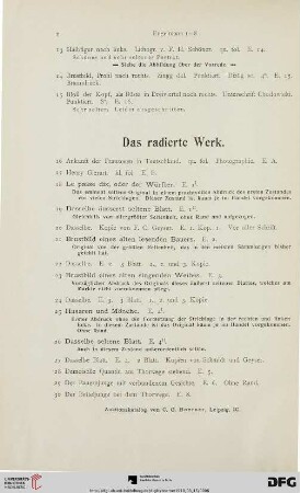 Das radierte Werk (Nr. 16-1085)
