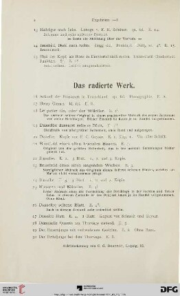 Das radierte Werk (Nr. 16-1085)