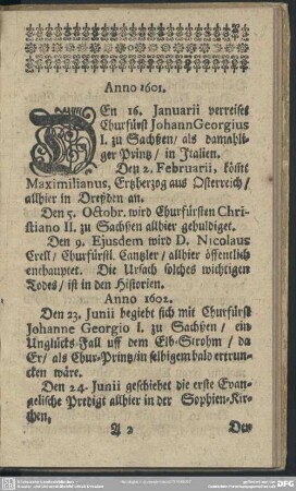 Anno 1601 - Anno 1704