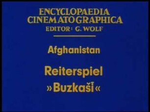 Afghanistan - Reiterspiel »Buzkasi«