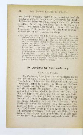 10. Fortgang der Völkerwanderung