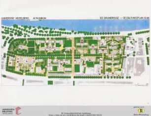 Altklinikum EG Grundrisse - Gestaltungsplan 12/85 (Plan)