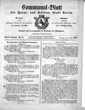 1863,21: No. 21, 24. Mai 1863