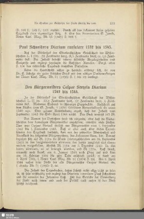 Des Bürgermeisters Caspar Stetzels Diarium 1542 bis 1544