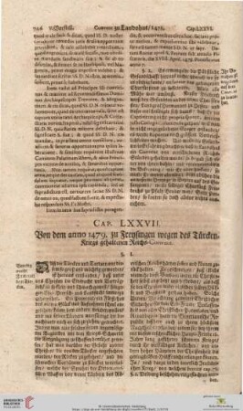 Cap. LXXVII