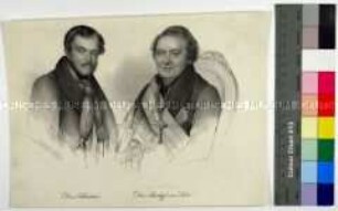 Doppelporträt des spanischen Bischofs von León Joaquín Abarca und des Don Sebastian