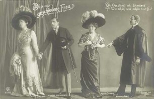 Die geschiedene Frau. - Oh Ehestand, oh Ehestand [...]