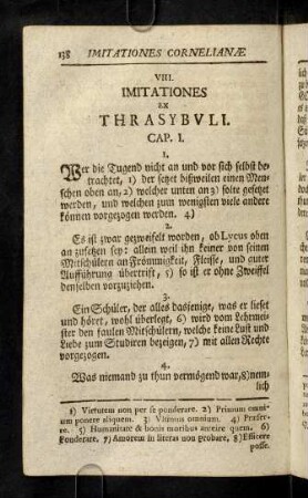138-162, VIII. Imitationes Ex Thrasybvli.