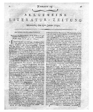 Weber, A. G.: Vermischte Abhandlungen aus der Arzneiwissenschaft. Leipzig: Schwickert 1788