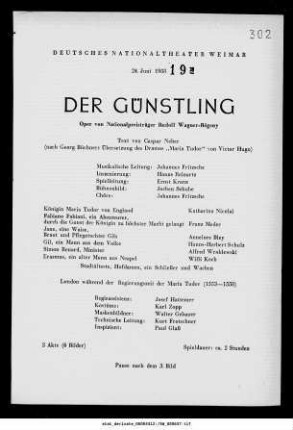 Der Günstling
