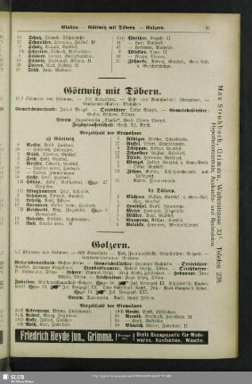 Göttwitz mit Döbern