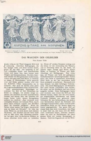 17: Das Waschen der Oelbilder