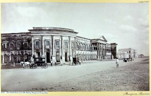 The Strand Road, from the Bank of Bengal, looking East.