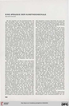 5: Eine Apologie der Kunsthochschule