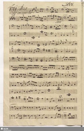 1761. Aria: Il furore se m'accende / Ghinassi, S.