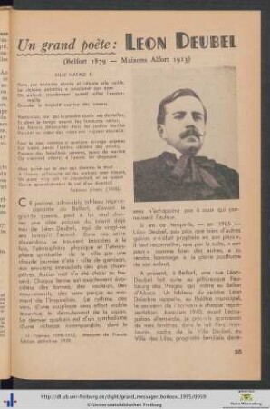 Un grand poète: Leon Deubel (1879-1913).