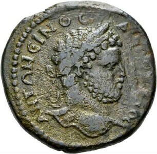 Bronzemünze aus Nikomedia (Bithynien) für Caracalla