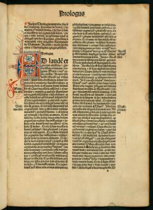 1r-2r, Prologus. Ad laudem et gloriam...