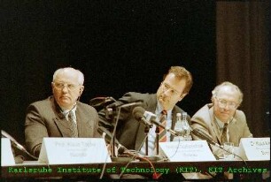 Deutsch-Russisches Umweltkolloquium und Umweltforum an der Universität Karlsruhe (TH) und am Forschungszentrum Karlsruhe (FZK) mit Vorträgen und Podiumsdiskussionen zu den Themen Globalisierung, nachhaltige Entwicklung und technologische Innovation