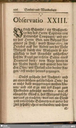 Observatio XXIII.
