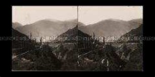 Gebirgslandschaft mit Blick nach Luchon