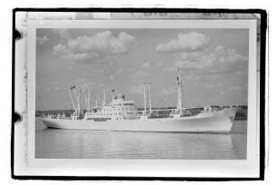 Cap Frio (1955), Frachtschiff (reefer), Hamburg Südamerikanische Dampfschifffahrts-Gesellschaft A/S & Co KG (HSDG), Antwerpen, Bau-Nr. 451