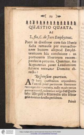 Quaestio Quarta
