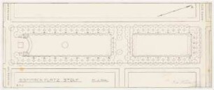 Bismarckplatz, Stolp: Grundriss des Platzes 1:500