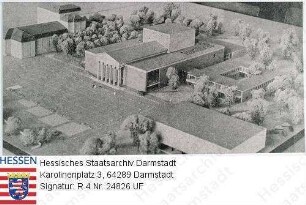 Darmstadt, Landestheater (ehemaliges) / Modell des sogen. Köhler-Plans I