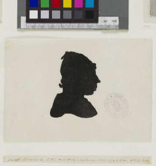 [Bildnis von Jakob Schuback] : [Schattenriss]