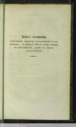 Index secundus