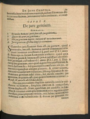 Caput X. De iure gentium.