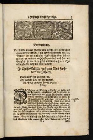 3-37, Christliche Leich-Predigt.