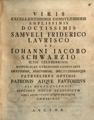 Dissertatio Inavgvralis Medica De Febre Lochiali