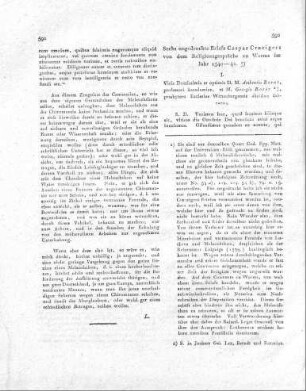 Sechs ungedruchte Briefe Caspar Crucigers von dem Religionsgespräche zu Worms im Jahr 1540—41.