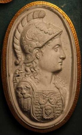 Brustbild der Minerva (Athena) (Daktyliothek, Supplement)
