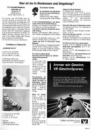 Was ist los In Blankenese und Umgebung?