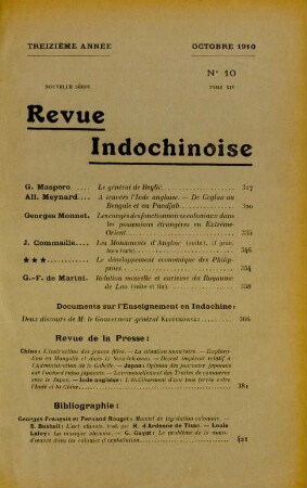 Octobre 1910. No. 10
