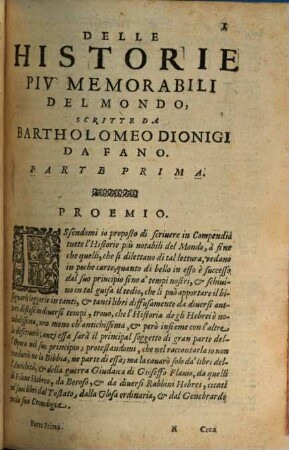 Delle Historie Piv Memorabili Del Mondo, 1