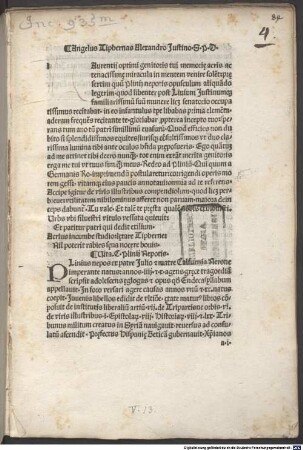De viris illustribus : mit Widmungsbrief an Alexander Justinus von Angelus Tiphernas