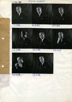 Portraitserie Franz Tumler