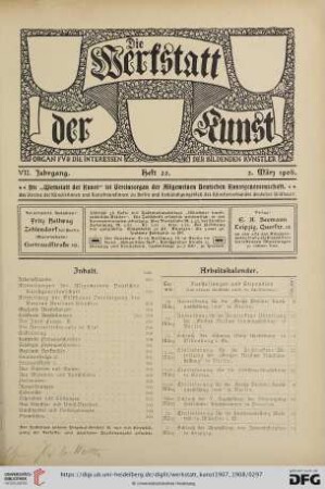 Heft 22 (2. März 1908)