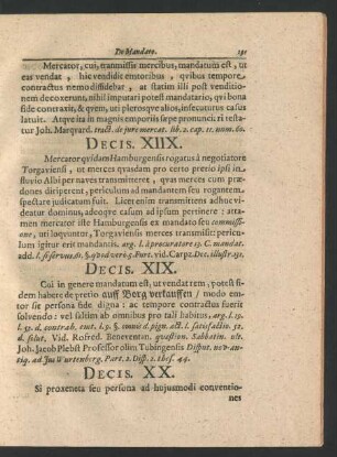 Decis. XIIX.