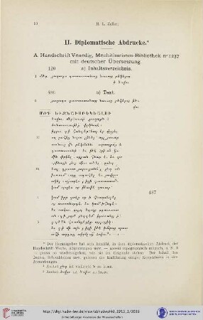 II. Diplomatische Abdrucke