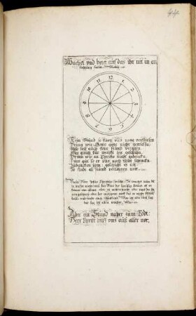 Wachet und betet auf das ihr nit in anfechtung fallet. Matth. 26.