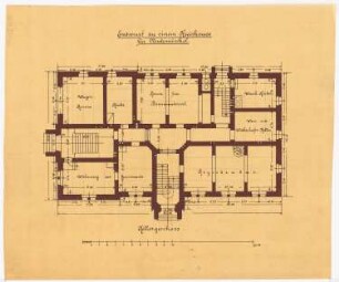 Kreishaus, Neutomischel: Grundriss Keller
