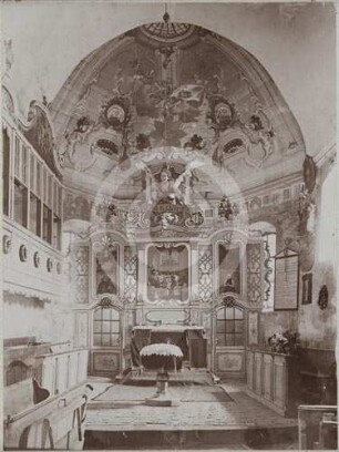 Chor der evangelischen Kirche Klitten